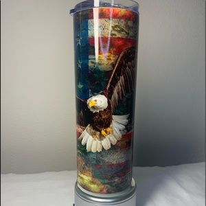 Rustic USA Flag 20 Oz Tumbler